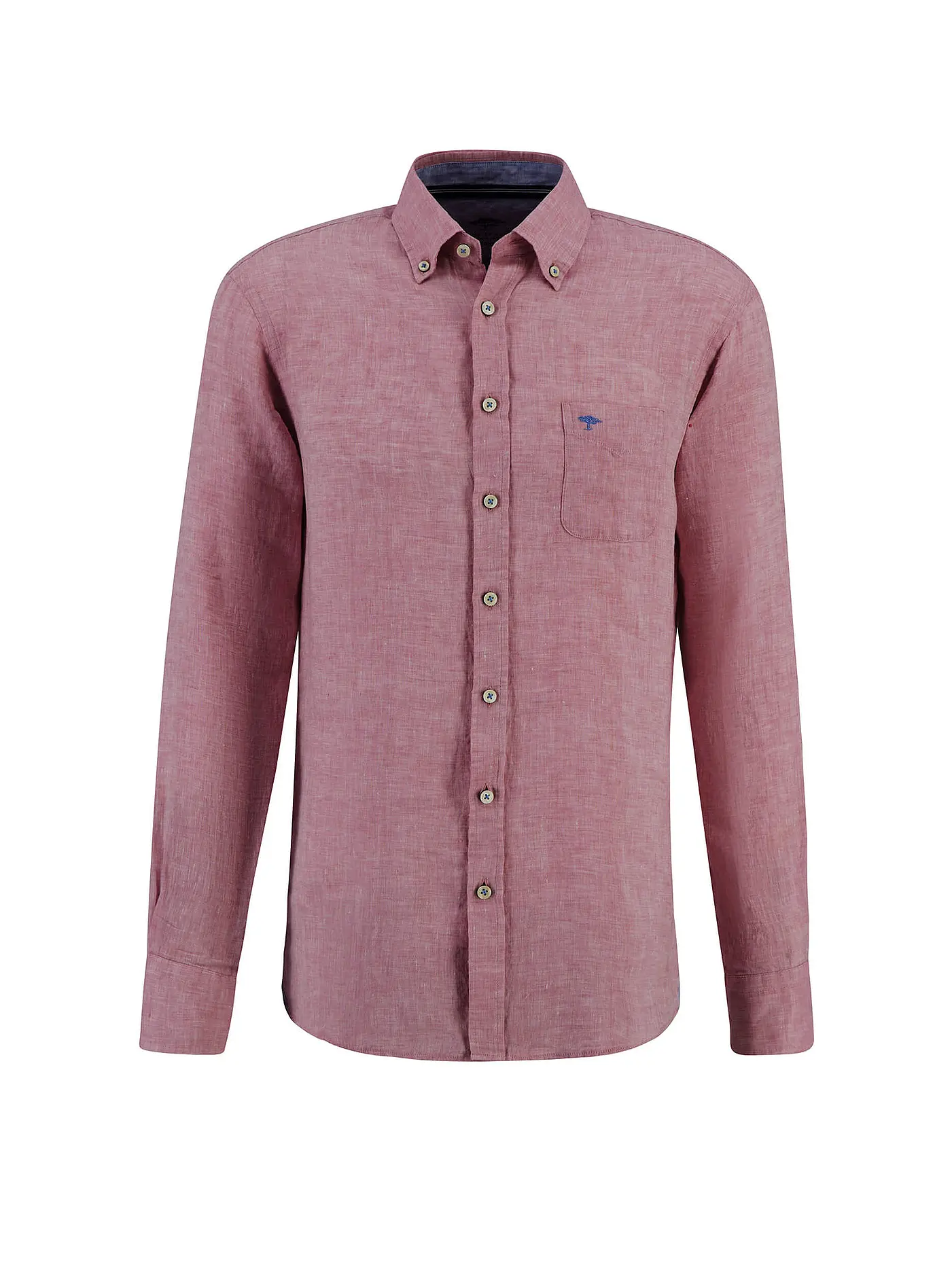 FYNCH HATTON | Leinenhemd Regular Fit | lila